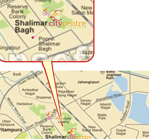 City Centre - Location Map