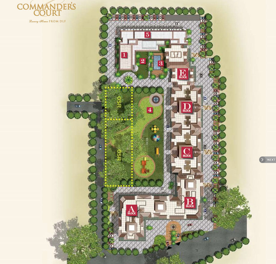 Commander's Court - Site Plan