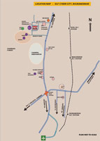 DLF Cybercity - Location Map