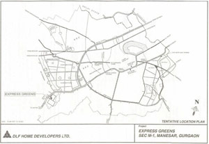 Express Greens - Location Map