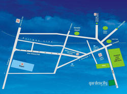 Gardencity - Location Map