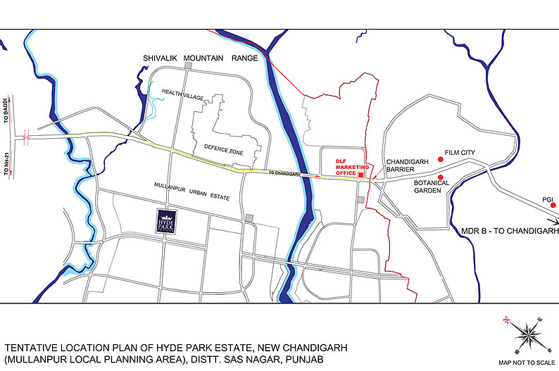 Hyde Park - Location Map