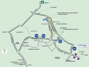 New Town Heights - Location Map