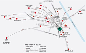 Prime Towers - Location Map